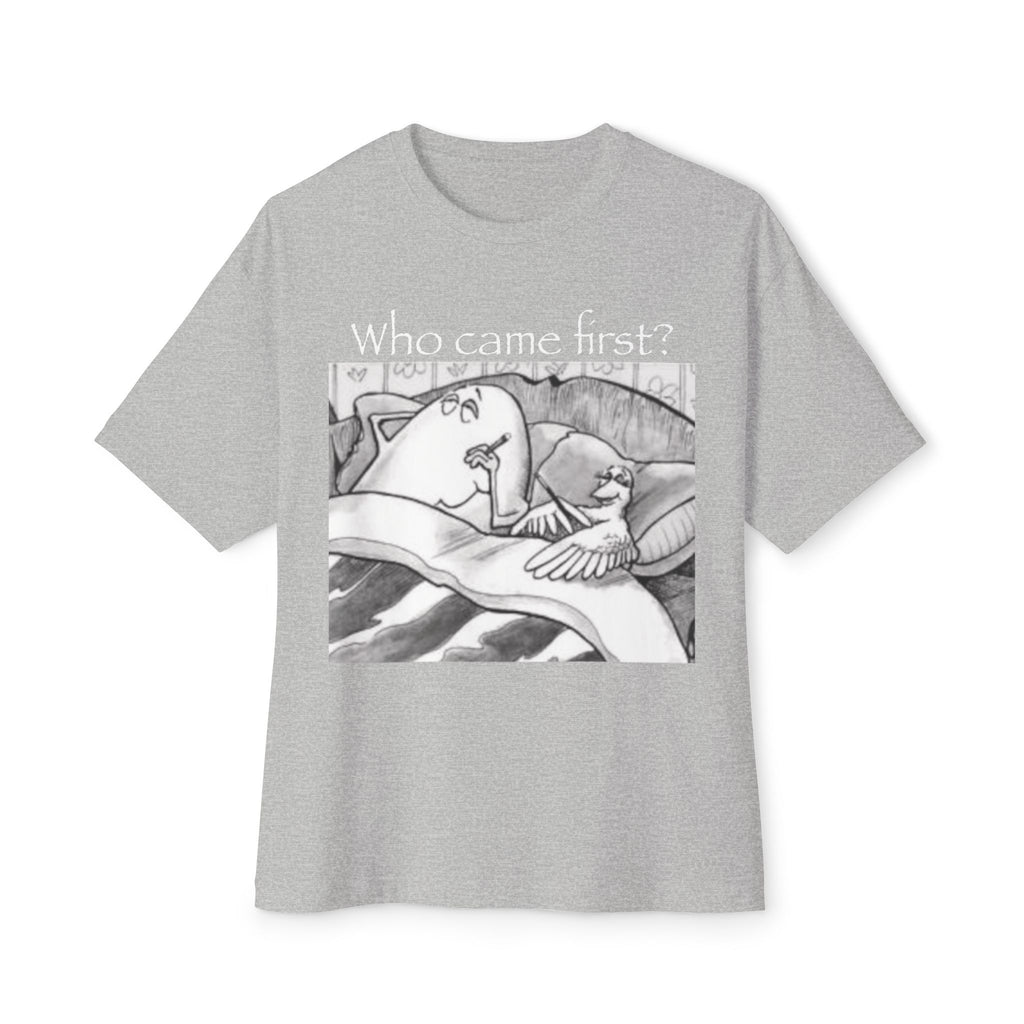 Who Came First? Chicken and Egg Illustration Tee | T-Shirt